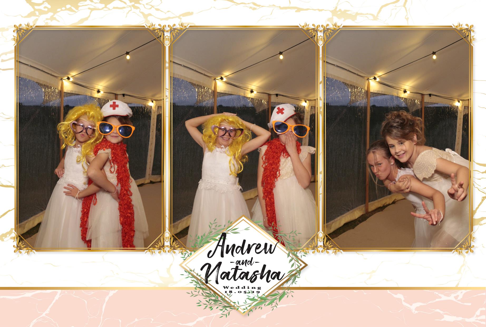 Andrew & Natasha's Wedding  | View more photos from the event at gallery.myphotoboothexperience.co.uk/u/MyPhotoBoothExperienceLtd/Andrew-Natashas-Wedding